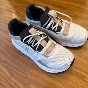 On Running White and Black Sneakers